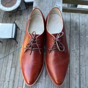 Nisolo James Oxford in Brandy, Women's Size 9